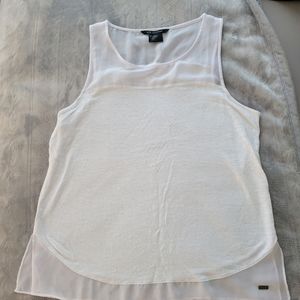 White A/X tank top